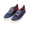 Navy Canvas, White Sole